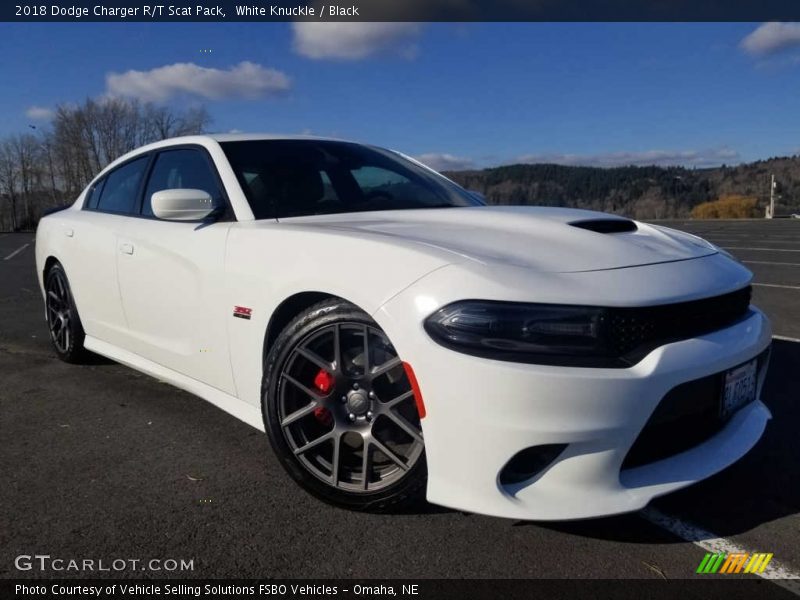 White Knuckle / Black 2018 Dodge Charger R/T Scat Pack
