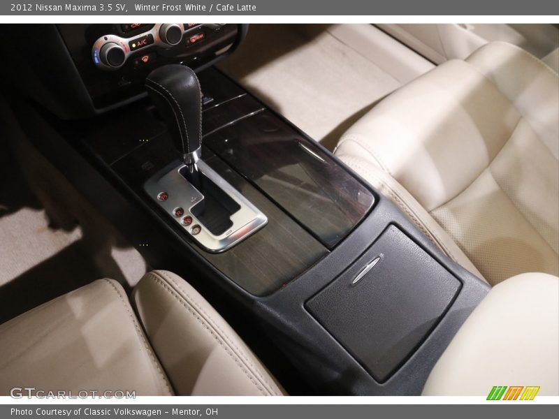 Winter Frost White / Cafe Latte 2012 Nissan Maxima 3.5 SV