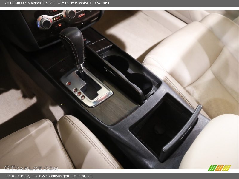 Winter Frost White / Cafe Latte 2012 Nissan Maxima 3.5 SV
