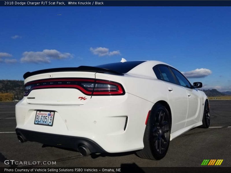 White Knuckle / Black 2018 Dodge Charger R/T Scat Pack
