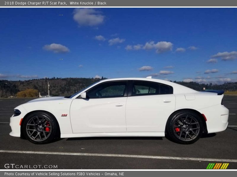 White Knuckle / Black 2018 Dodge Charger R/T Scat Pack