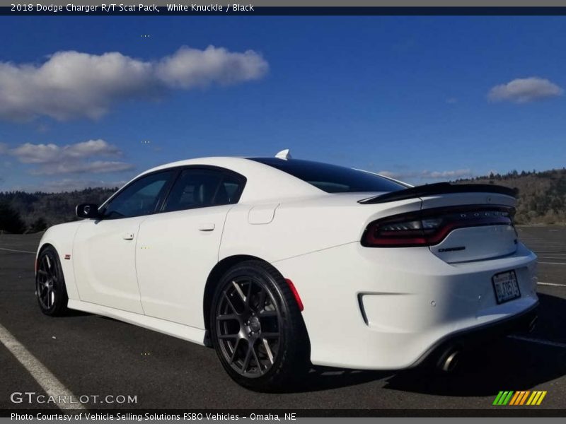 White Knuckle / Black 2018 Dodge Charger R/T Scat Pack