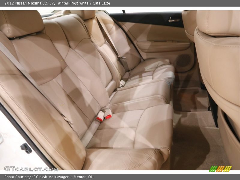 Winter Frost White / Cafe Latte 2012 Nissan Maxima 3.5 SV