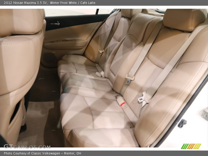 Winter Frost White / Cafe Latte 2012 Nissan Maxima 3.5 SV