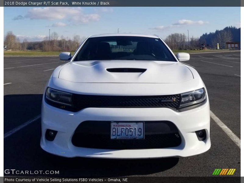 White Knuckle / Black 2018 Dodge Charger R/T Scat Pack