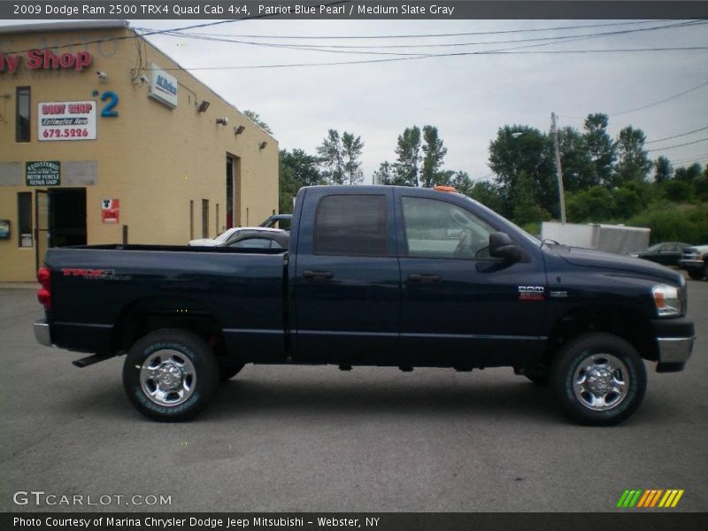 Patriot Blue Pearl / Medium Slate Gray 2009 Dodge Ram 2500 TRX4 Quad Cab 4x4