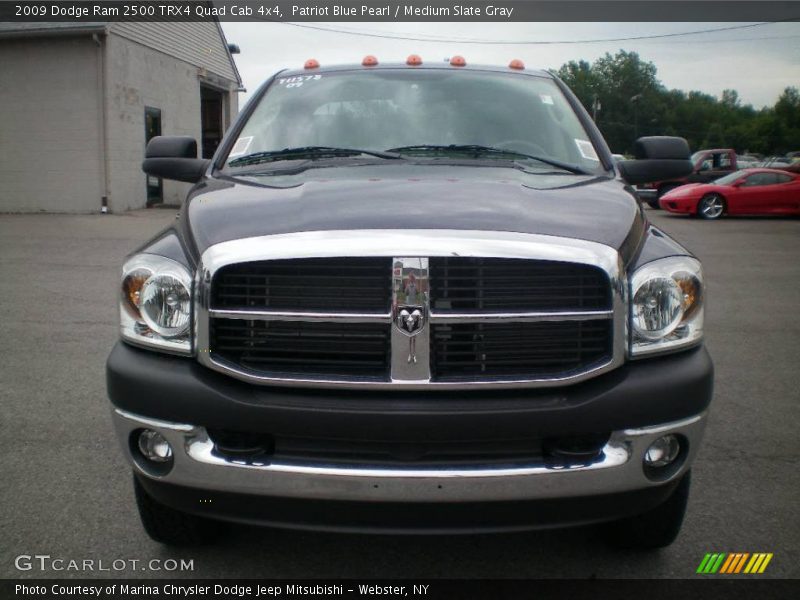 Patriot Blue Pearl / Medium Slate Gray 2009 Dodge Ram 2500 TRX4 Quad Cab 4x4