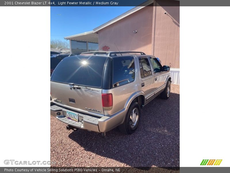 Light Pewter Metallic / Medium Gray 2001 Chevrolet Blazer LT 4x4