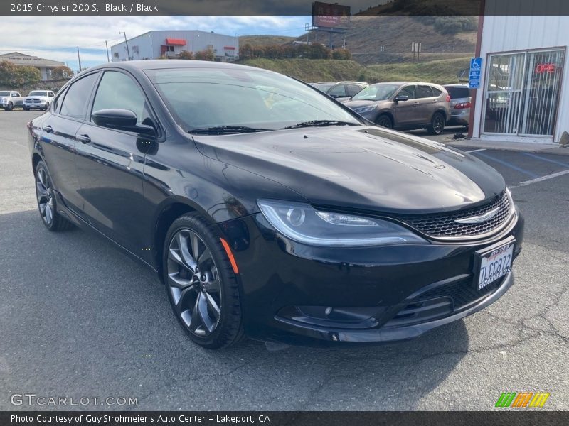 Black / Black 2015 Chrysler 200 S