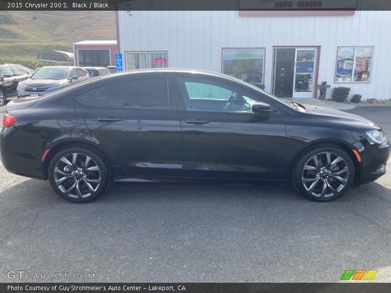 Black / Black 2015 Chrysler 200 S