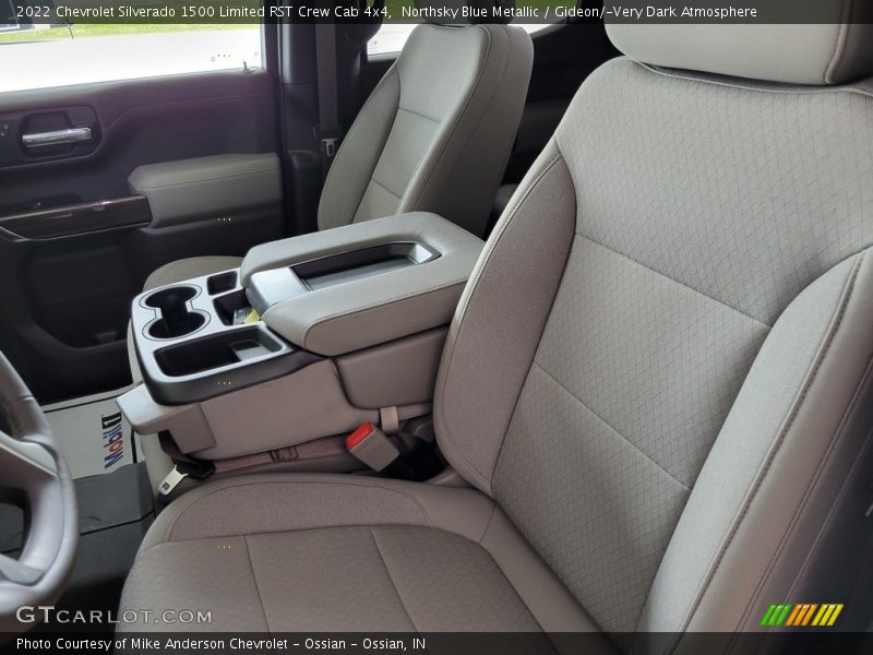 Northsky Blue Metallic / Gideon/­Very Dark Atmosphere 2022 Chevrolet Silverado 1500 Limited RST Crew Cab 4x4