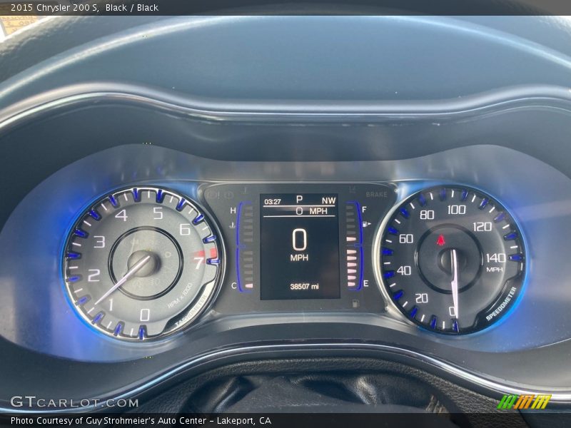 Black / Black 2015 Chrysler 200 S