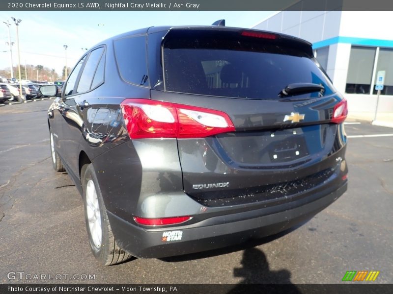 Nightfall Gray Metallic / Ash Gray 2020 Chevrolet Equinox LS AWD