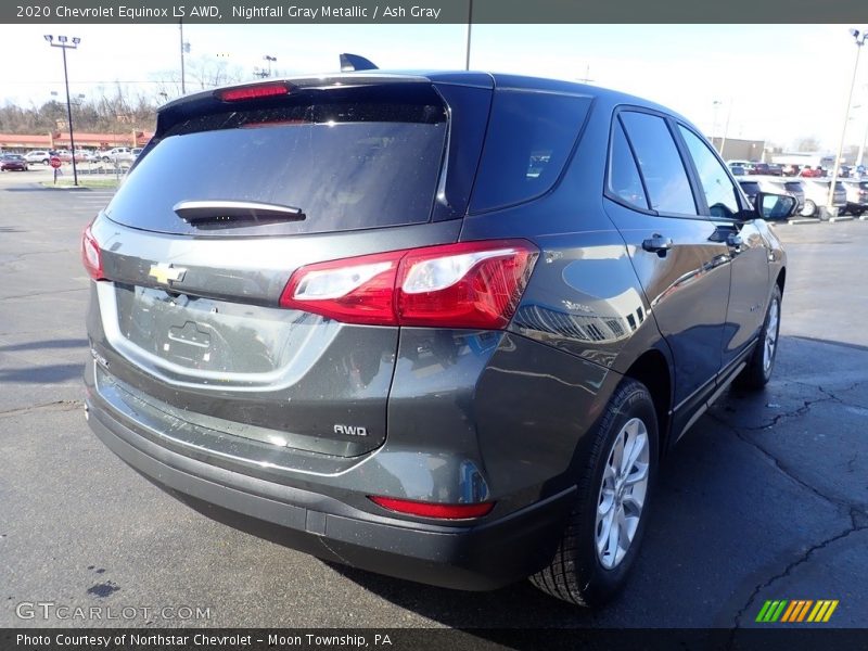 Nightfall Gray Metallic / Ash Gray 2020 Chevrolet Equinox LS AWD