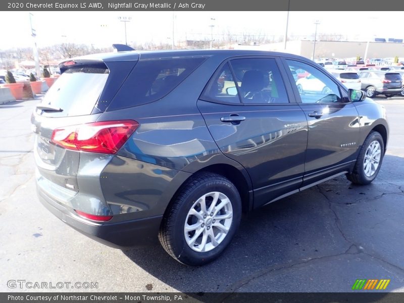 Nightfall Gray Metallic / Ash Gray 2020 Chevrolet Equinox LS AWD