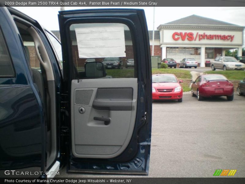 Patriot Blue Pearl / Medium Slate Gray 2009 Dodge Ram 2500 TRX4 Quad Cab 4x4