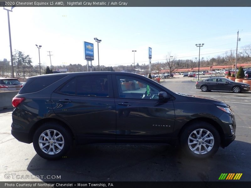 Nightfall Gray Metallic / Ash Gray 2020 Chevrolet Equinox LS AWD