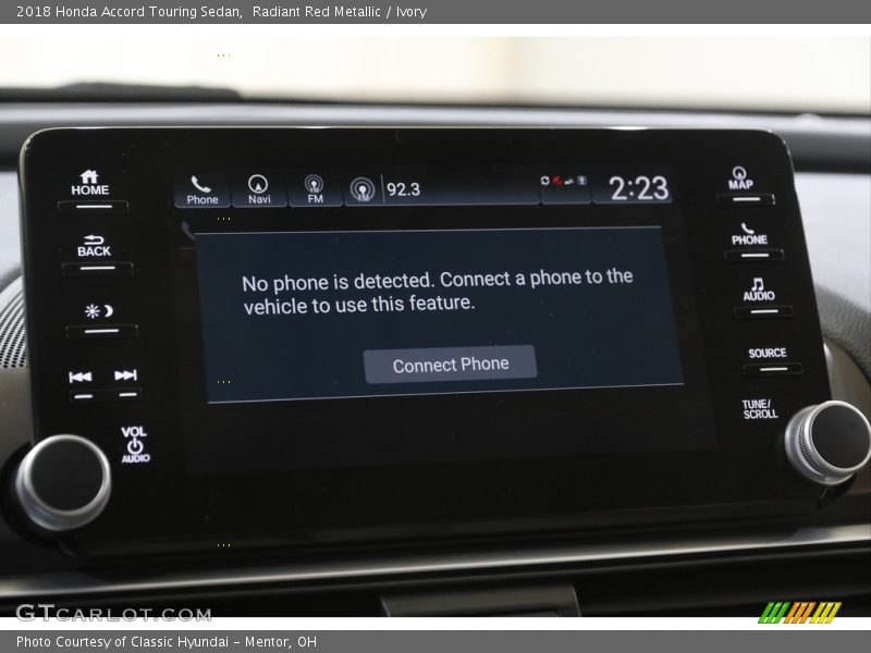 Radiant Red Metallic / Ivory 2018 Honda Accord Touring Sedan