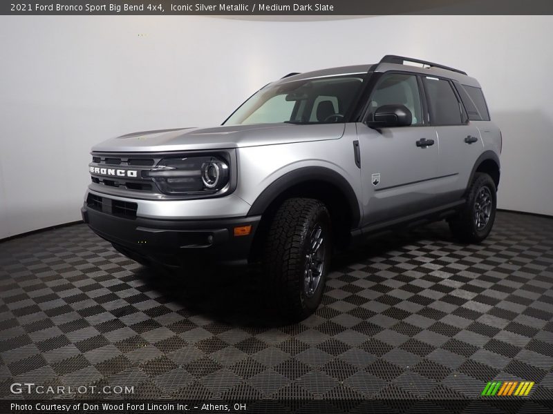 Iconic Silver Metallic / Medium Dark Slate 2021 Ford Bronco Sport Big Bend 4x4