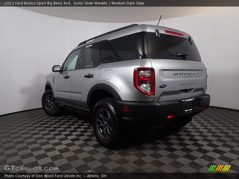 Iconic Silver Metallic / Medium Dark Slate 2021 Ford Bronco Sport Big Bend 4x4