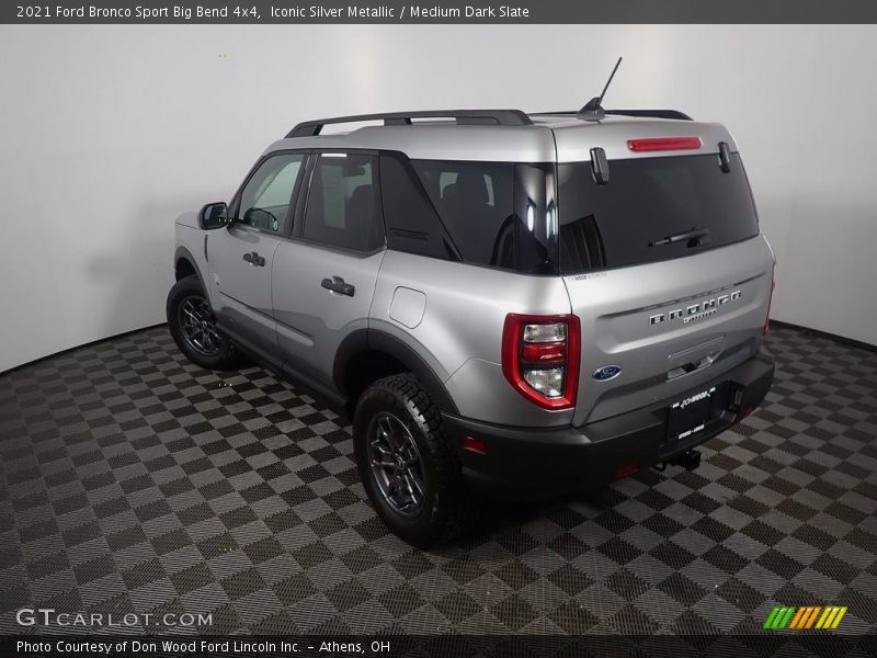 Iconic Silver Metallic / Medium Dark Slate 2021 Ford Bronco Sport Big Bend 4x4