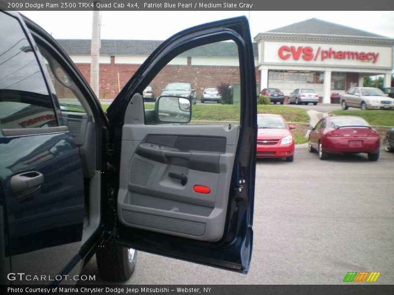 Patriot Blue Pearl / Medium Slate Gray 2009 Dodge Ram 2500 TRX4 Quad Cab 4x4