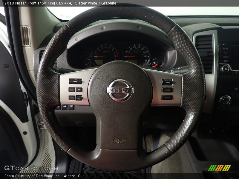 Glacier White / Graphite 2018 Nissan Frontier SV King Cab 4x4