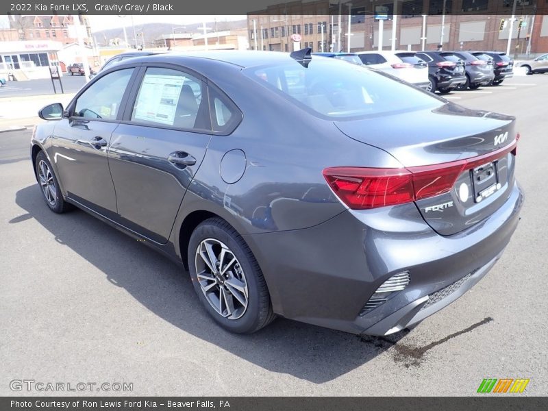 Gravity Gray / Black 2022 Kia Forte LXS