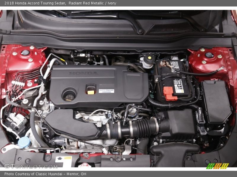 Radiant Red Metallic / Ivory 2018 Honda Accord Touring Sedan