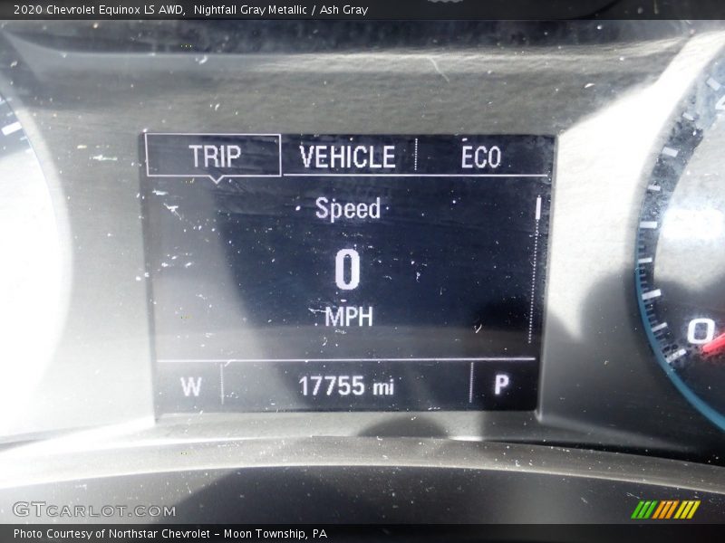 Nightfall Gray Metallic / Ash Gray 2020 Chevrolet Equinox LS AWD