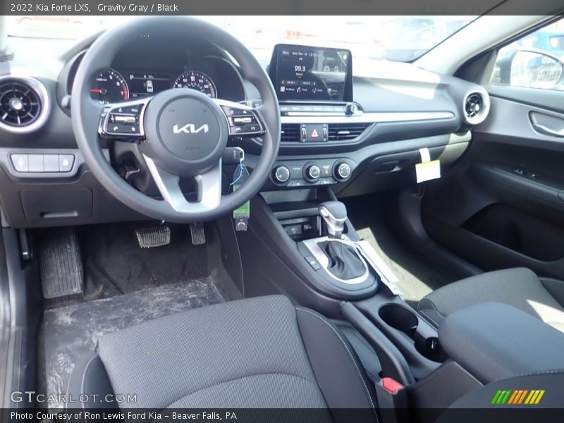  2022 Forte LXS Black Interior