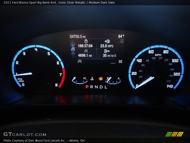  2021 Bronco Sport Big Bend 4x4 Big Bend 4x4 Gauges