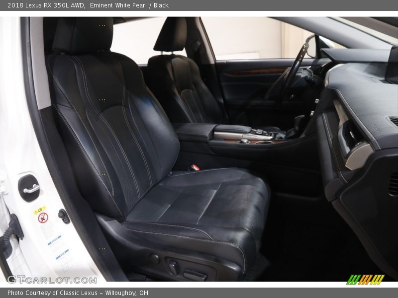 Eminent White Pearl / Black 2018 Lexus RX 350L AWD