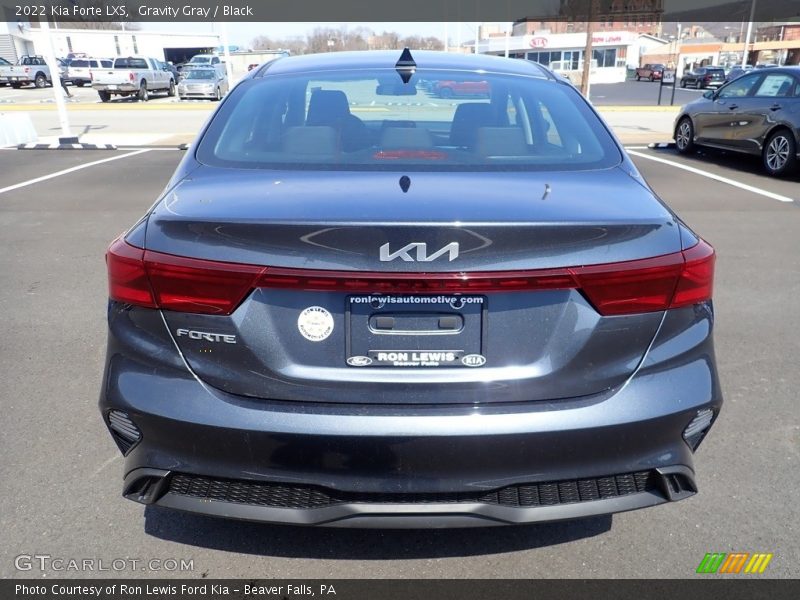 Gravity Gray / Black 2022 Kia Forte LXS