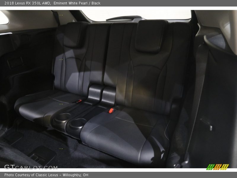 Eminent White Pearl / Black 2018 Lexus RX 350L AWD