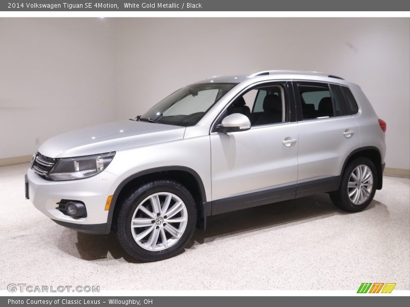  2014 Tiguan SE 4Motion White Gold Metallic