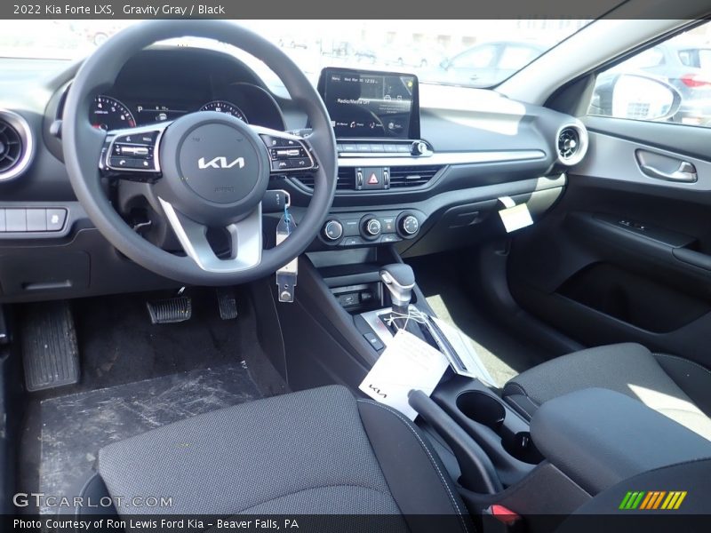  2022 Forte LXS Black Interior