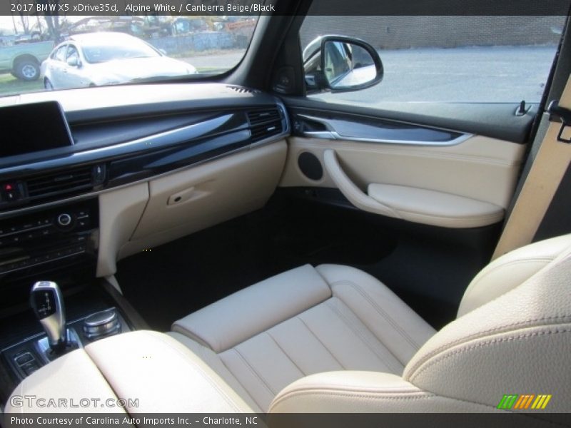 Alpine White / Canberra Beige/Black 2017 BMW X5 xDrive35d
