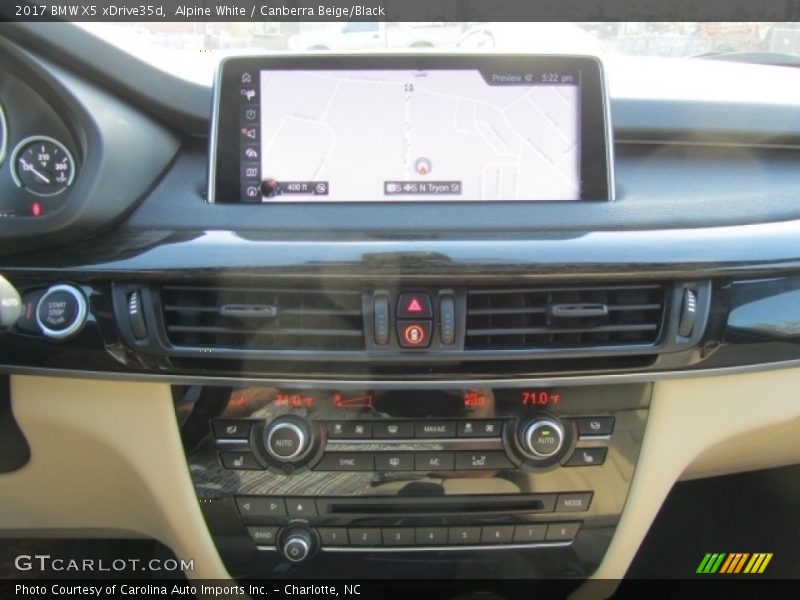 Alpine White / Canberra Beige/Black 2017 BMW X5 xDrive35d