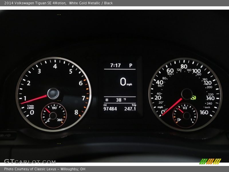  2014 Tiguan SE 4Motion SE 4Motion Gauges