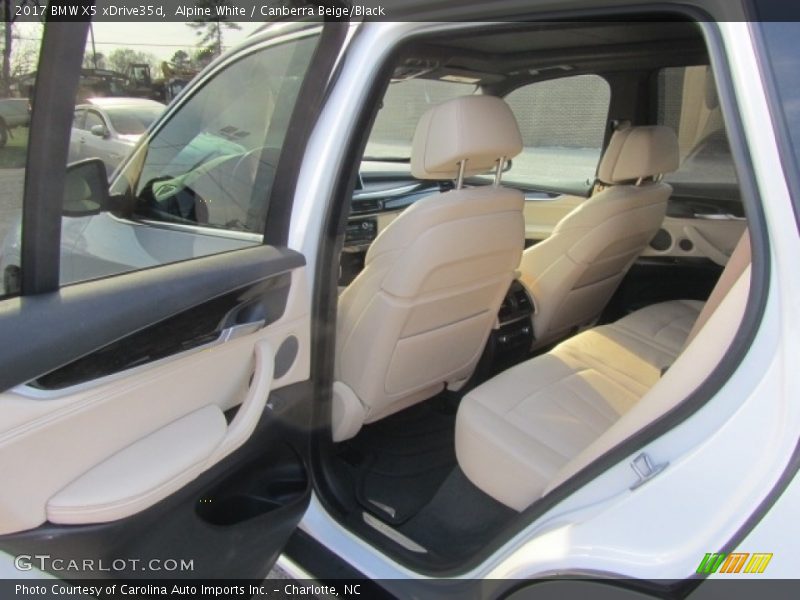 Alpine White / Canberra Beige/Black 2017 BMW X5 xDrive35d