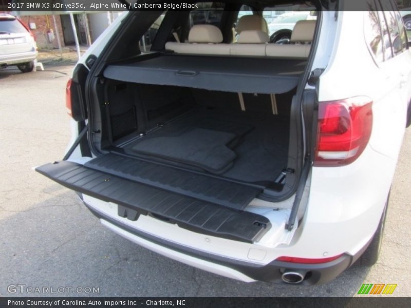 Alpine White / Canberra Beige/Black 2017 BMW X5 xDrive35d