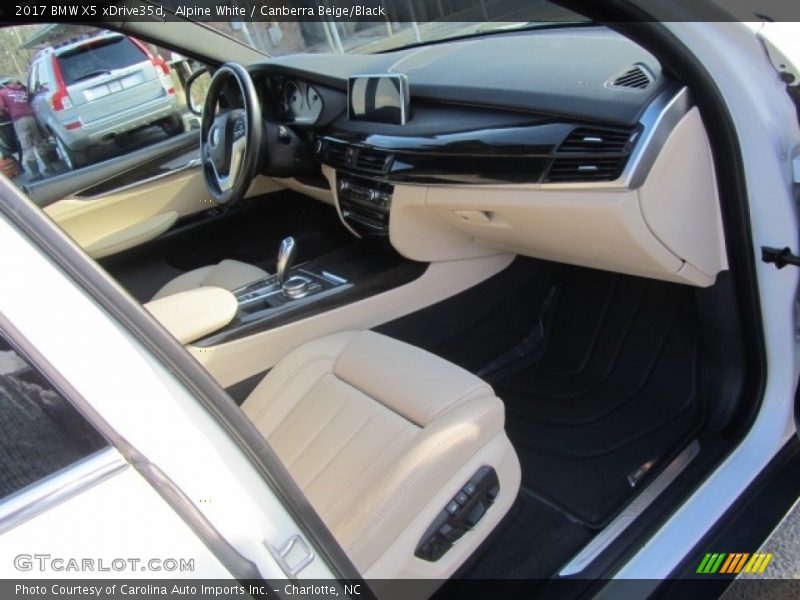 Alpine White / Canberra Beige/Black 2017 BMW X5 xDrive35d