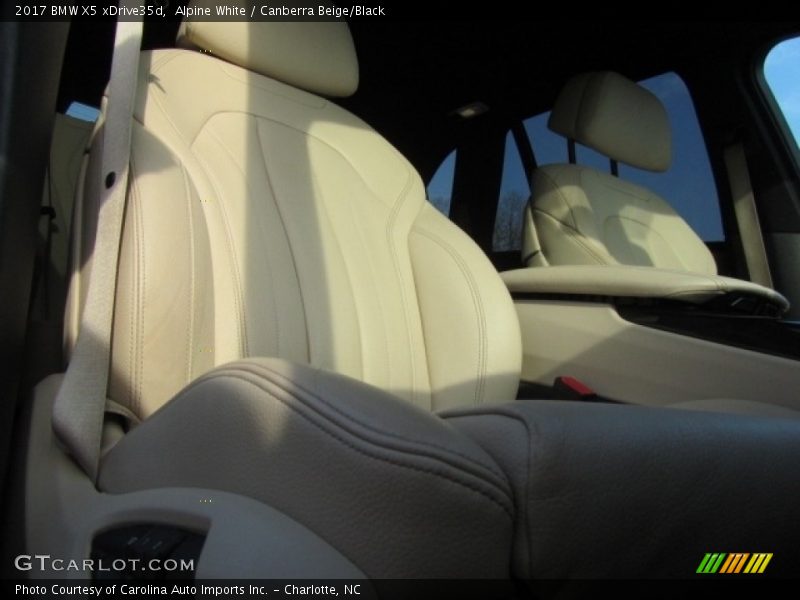 Alpine White / Canberra Beige/Black 2017 BMW X5 xDrive35d