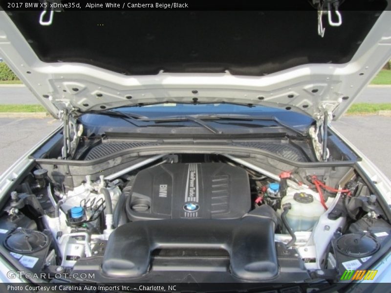 Alpine White / Canberra Beige/Black 2017 BMW X5 xDrive35d