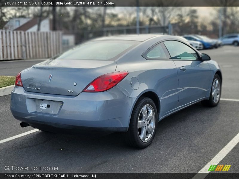 Blue Gold Crystal Metallic / Ebony 2007 Pontiac G6 GT Coupe