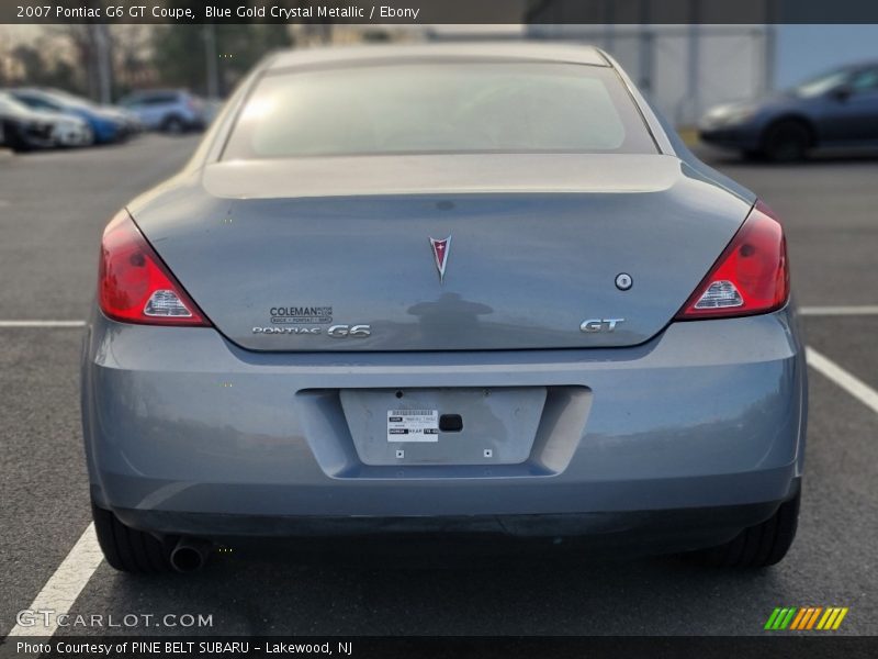 Blue Gold Crystal Metallic / Ebony 2007 Pontiac G6 GT Coupe