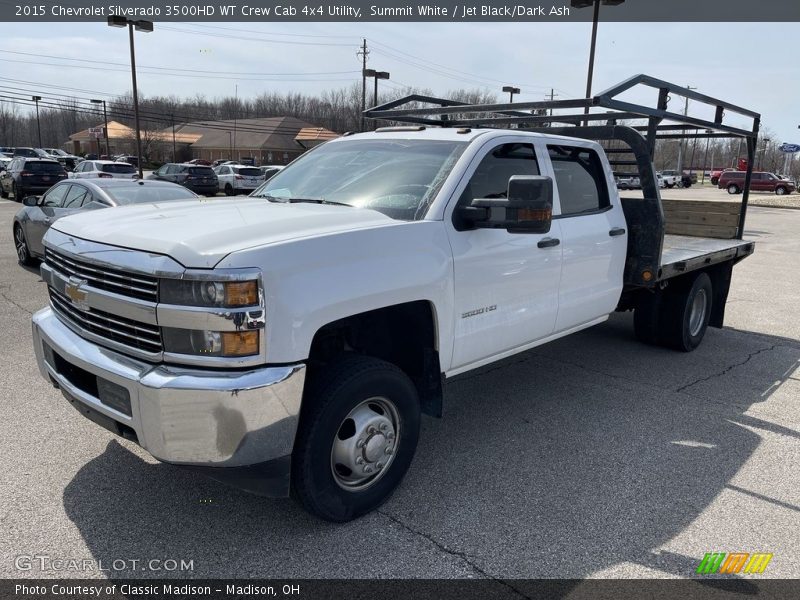 Summit White / Jet Black/Dark Ash 2015 Chevrolet Silverado 3500HD WT Crew Cab 4x4 Utility