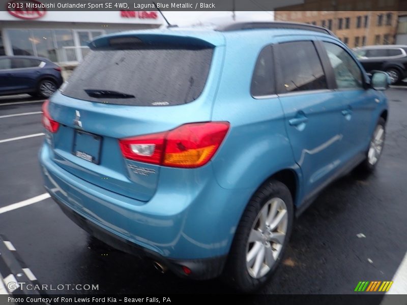 Laguna Blue Metallic / Black 2013 Mitsubishi Outlander Sport SE 4WD