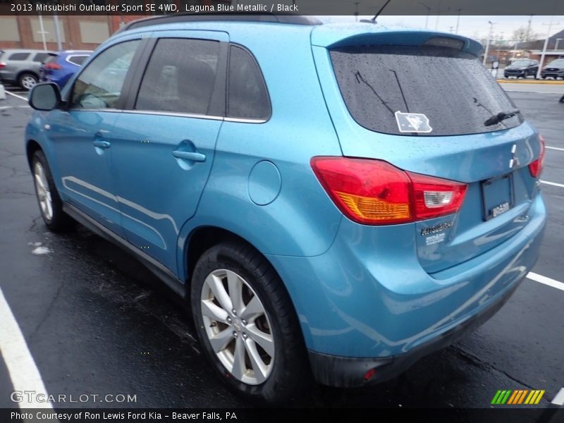 Laguna Blue Metallic / Black 2013 Mitsubishi Outlander Sport SE 4WD